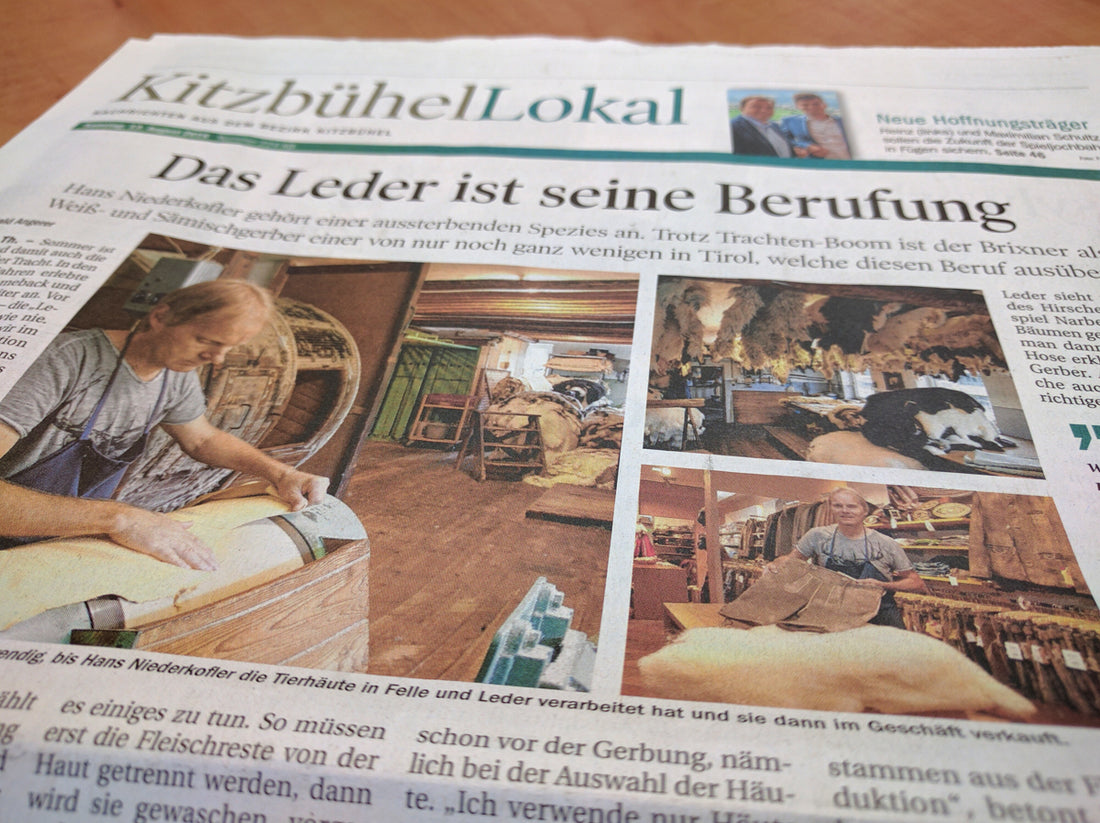 "Das Leder ist seine Berufung" - Tiroler Tageszeitung