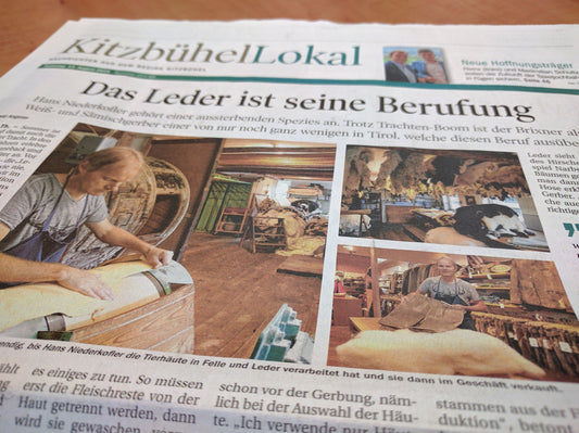 "Das Leder ist seine Berufung" - Tiroler Tageszeitung