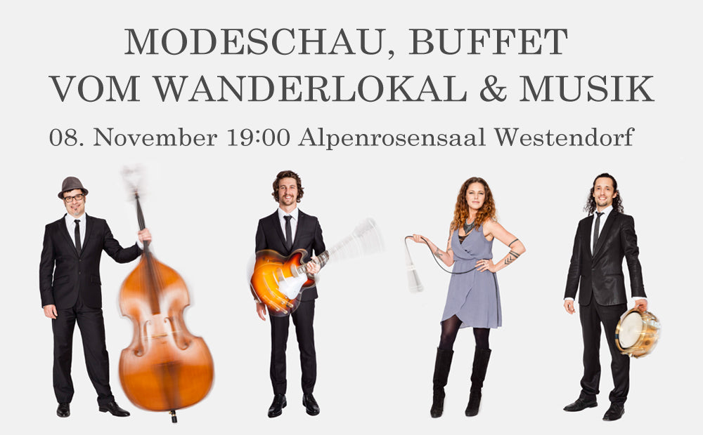 B.Streetband mit Modenschau im Alpenrosensaal