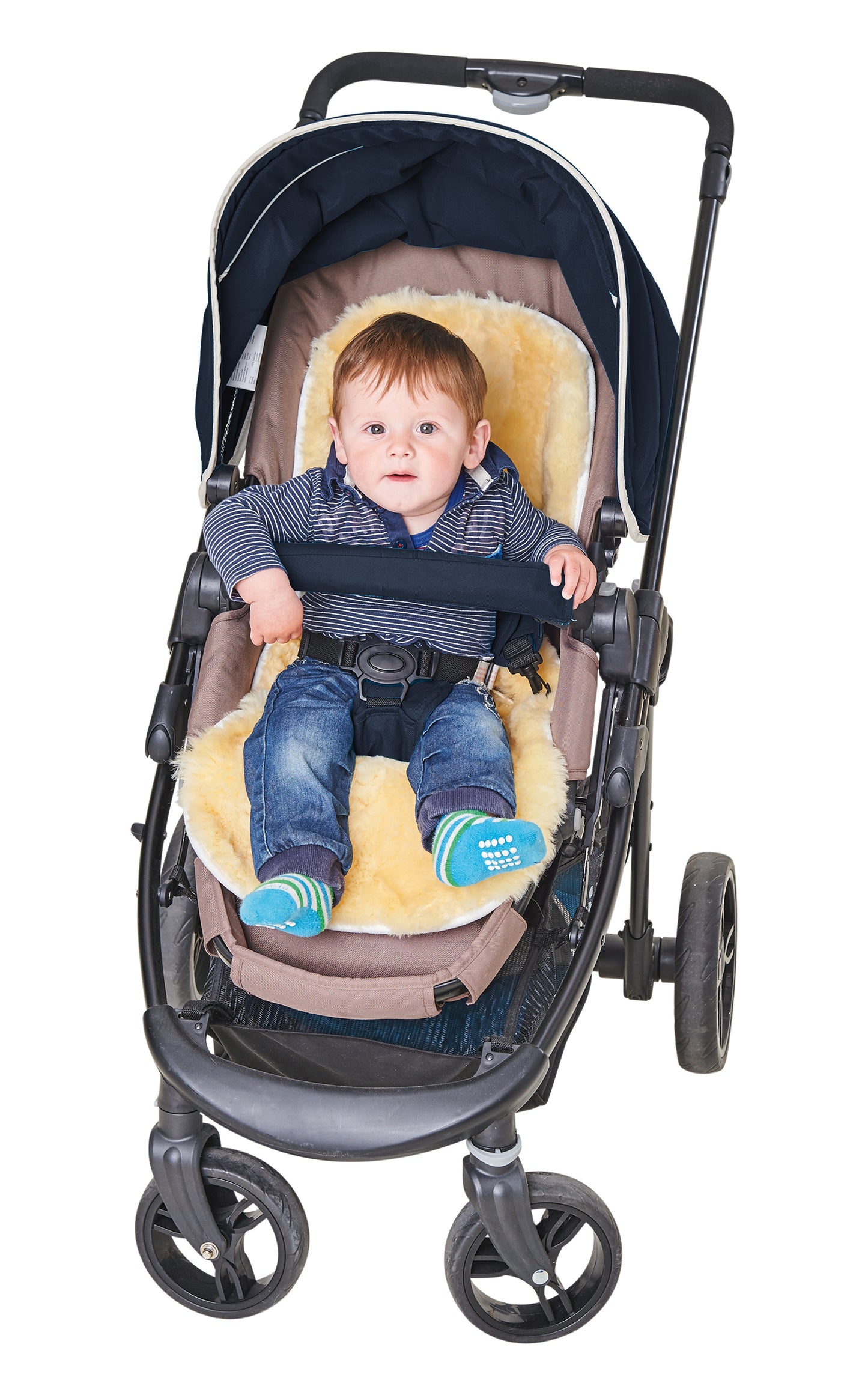 Kinderwagen Einlage (37x75cm) aus Lammfell