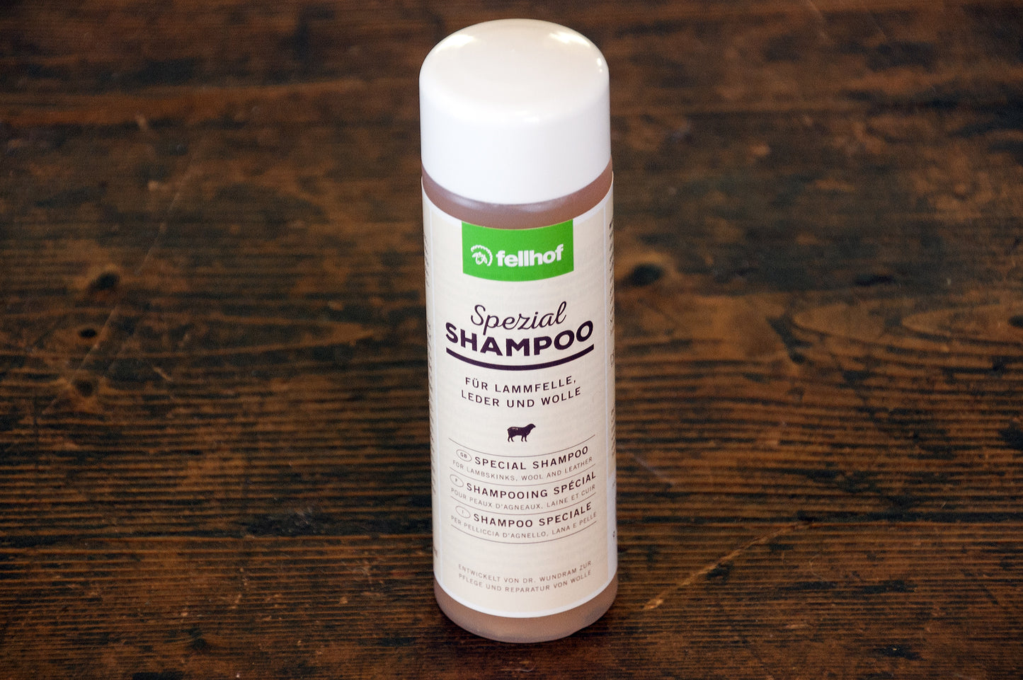 Spezialshampoo für Lammfelle